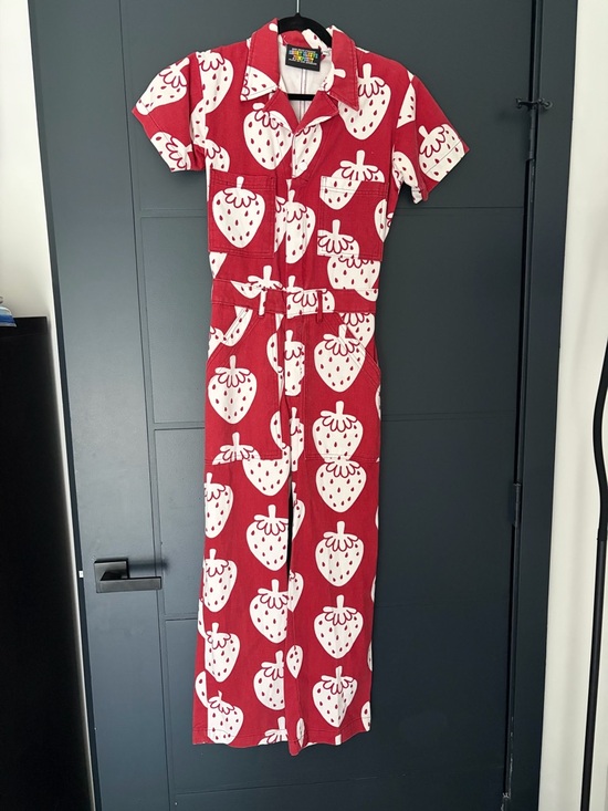 Big Bud Press Pants - Big Bud Press strawberry/strawbaby jumpsuit